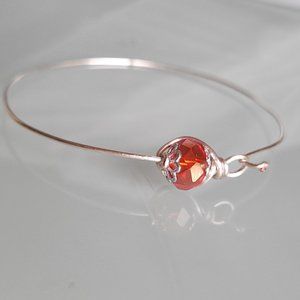 Silver plated handmade bracelet